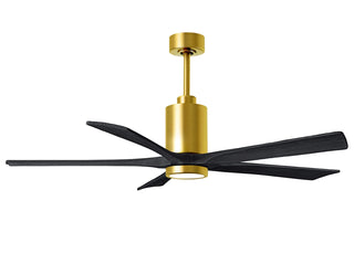 60 Inch Patricia-5 blade ceiling fan. Multiple finish options to choose from.