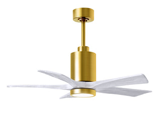 42 Inch Patricia-5-blade ceiling fan. Multiple finish options to choose from.