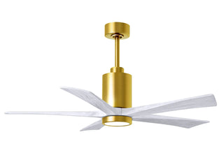 52 Inch Patricia-5 blade ceiling fan. Multiple finish options to choose from.