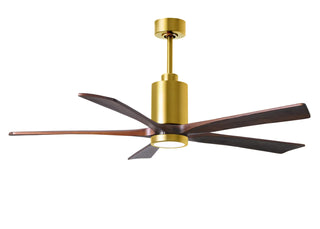 60 Inch Patricia-5 blade ceiling fan. Multiple finish options to choose from.