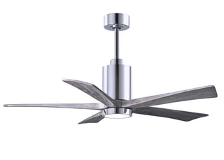 52 Inch Patricia-5 blade ceiling fan. Multiple finish options to choose from.