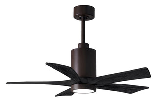 42 Inch Patricia-5-blade ceiling fan. Multiple finish options to choose from.