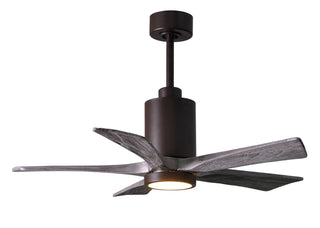 42 Inch Patricia-5-blade ceiling fan. Multiple finish options to choose from.