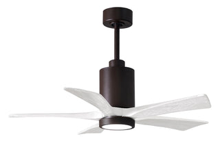 42 Inch Patricia-5-blade ceiling fan. Multiple finish options to choose from.