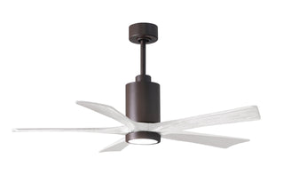 52 Inch Patricia-5 blade ceiling fan. Multiple finish options to choose from.