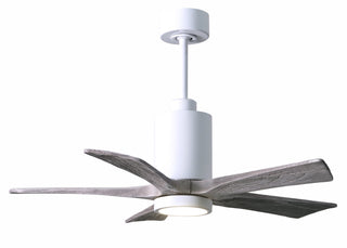 42 Inch Patricia-5-blade ceiling fan. Multiple finish options to choose from.