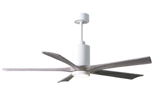 60 Inch Patricia-5 blade ceiling fan. Multiple finish options to choose from.