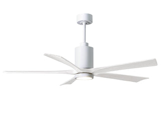 60 Inch Patricia-5 blade ceiling fan. Multiple finish options to choose from.