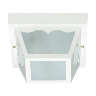 1 LIGHT 8" CARPORT FLUSH MOUNT