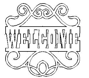 12 Inch Welcome Sign