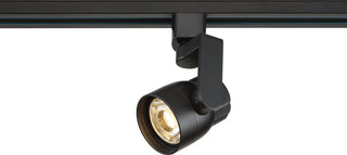 1 Light - LED - 12W Track Head - Angle Arm - Black - 24 Deg. Beam