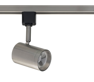 1 Light - LED - 12W Track Head - Small Cylinder - Brushed Nickel - 36 Deg. Beam