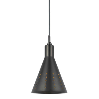 Cone Pendant Light with Cutouts