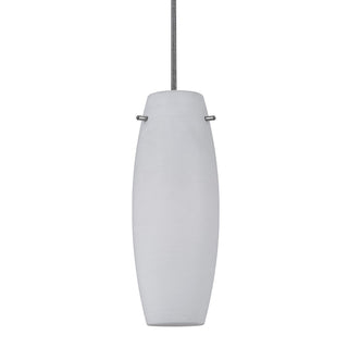 9.8" Tall Brushed Steel Pendant Light