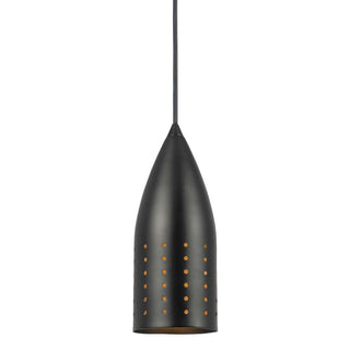 Metal Pendant Light with Holes - Oil Rubbed Bronze