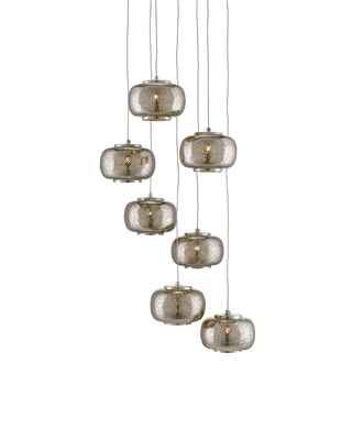 Pepper 7-Light Round Multi-Drop Pendant