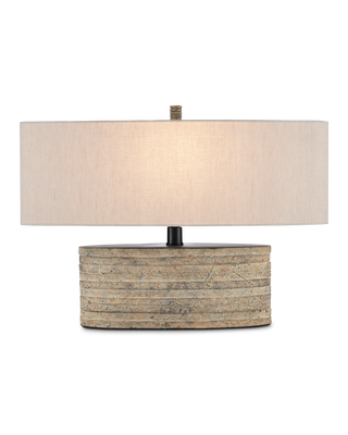 Innkeeper Rustic Oval Table Lamp