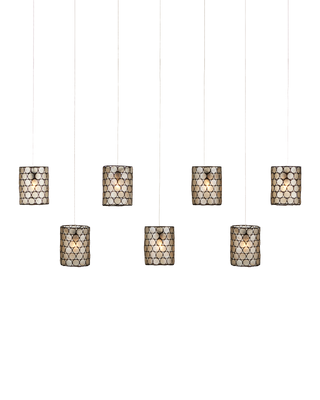 Regatta 7-Light Linear Multi-Drop Pendant