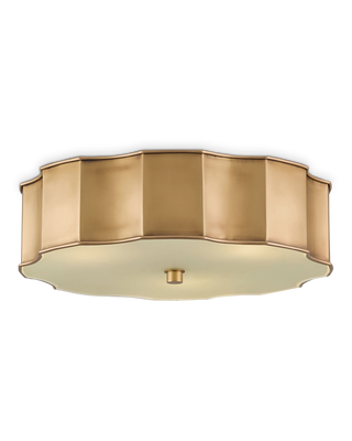 Wexford Brass Flush Mount