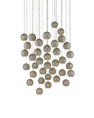 Giro 36-Light Round Multi-Drop Pendant