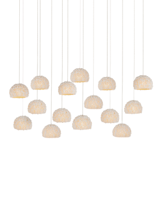 Virtu 15-Light Linear Multi-Drop Pendant