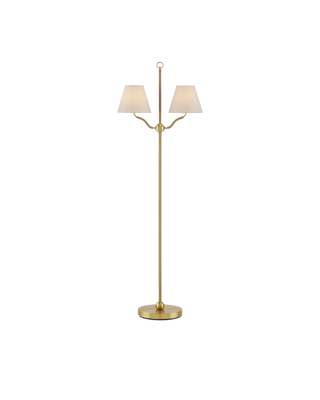 Sirocco Brass Floor Lamp