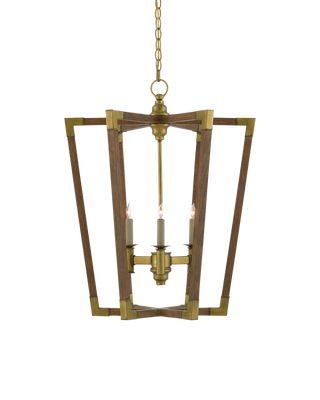 Bastian Medium Chestnut Lantern