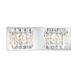 Crown 13.4'' Wide 2-Light Vanity Light - Chrome