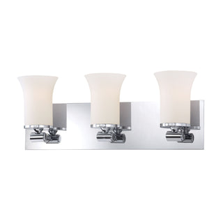 Flare 20'' Wide 3-Light Vanity Light - Chrome