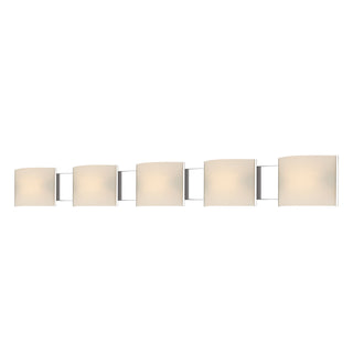 Pannelli 52'' Wide 5-Light Vanity Light - Chrome