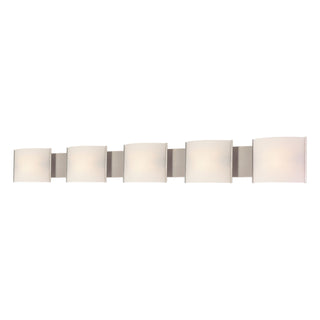 Pannelli 52'' Wide 5-Light Vanity Light - Stainless Steel