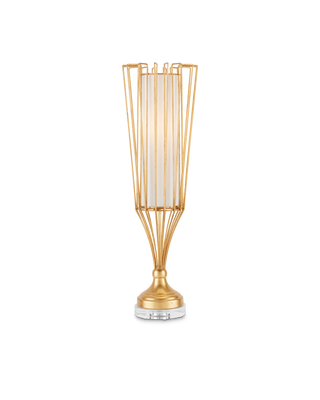 Forlana Torchiere Gold Table Lamp