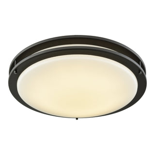 Clarion 18'' Wide 1-Light Flush Mount - Oil Rubbed Bronze