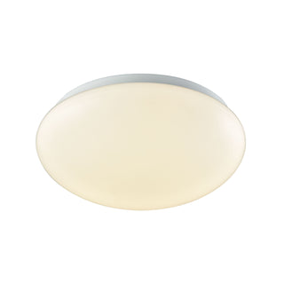 Kalona 10'' Wide Integrated LED Flush Mount - White with a White Acrylic Diffuser