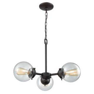 Beckett 22'' Wide 3-Light Chandeliers - Oil Rubbed Bronze