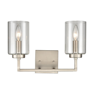 West End 14.5'' Wide 2-Light Vanity Light - Brushed Nickel