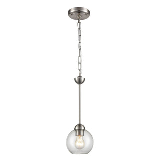 Astoria 6'' Wide 1-Light Mini Pendant - Brushed Nickel