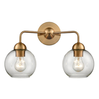 Astoria 16'' Wide 2-Light Vanity Light - Satin Gold