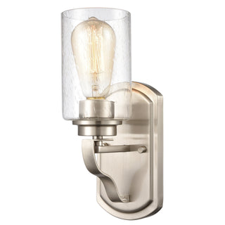 Market Square 12'' High 1-Light Sconce - Brushed Nickel