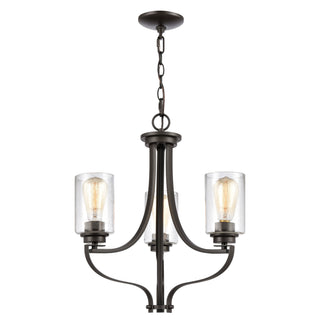 Market Square 19'' Wide 3-Light Chandeliers - Oil Rubbed Bronze