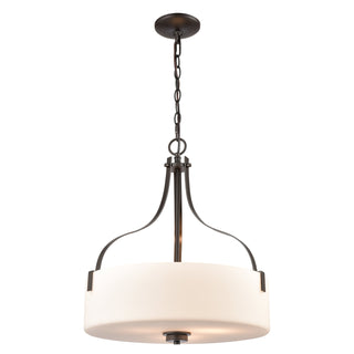 Market Square 18'' Wide 3-Light Pendant - Oil Rubbed Bronze