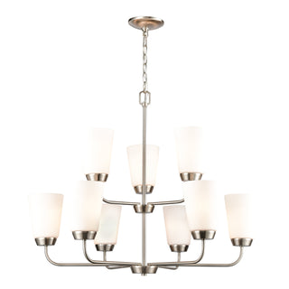 Winslow 30'' Wide 9-Light Chandeliers - Brushed Nickel