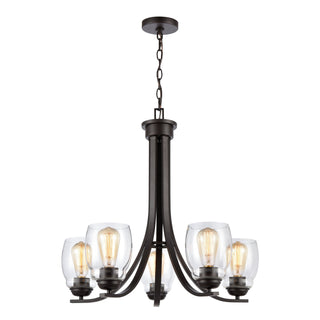 Calistoga 25'' Wide 5-Light Chandeliers - Oil Rubbed Bronze