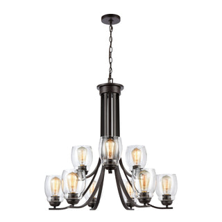 Calistoga 30.5'' Wide 9-Light Chandeliers - Oil Rubbed Bronze