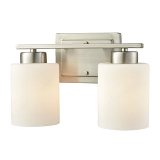 Summit Place 12'' Wide 2-Light Vanity Light - Brushed Nickel