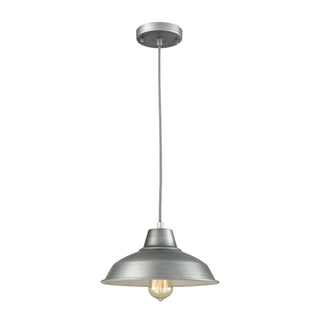 Classic Loft 11'' Wide 1-Light Mini Pendant - Weathered Zinc