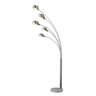 Penbrook 83'' High 5-Light Floor Lamp - Chrome