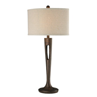 Martcliff 35'' High 1-Light Table Lamp - Burnished Bronze