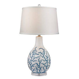 Sixpenny 27'' High 1-Light Table Lamp - Pale Blue