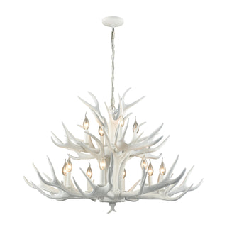 Big Sky 39'' Wide 12-Light Chandeliers - White